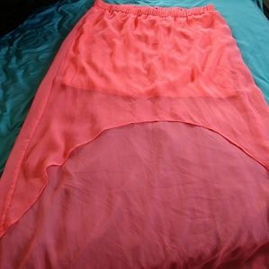 Hi-lo skirt